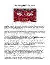 The Basics Of Baccarat Games