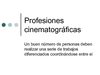 Profesiones del cine