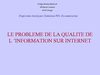 Validite de l'information
