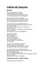 Lletres de cançons, Textos graciosos i Llegenda dels sentiments.
