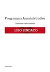 Programma Amministrativo Nunzio Liso