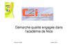 C2i2e : la démarche qualité de l'Académie de Nice