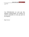 Les biblothécaires ne sont pas des animaux préhistoriques, les musées de sciences naturelles ne sont pas près de...
