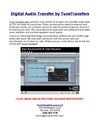 DVD Transfer from Audio Tape