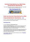 Business Cheap Hosting Linux Web| Cheap Multiple Domain Web Hosting 