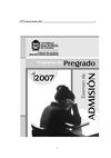 EXAMEN DE ADMISION UNIVERSIDAD NACIONAL 2007 PRIMER SEMESTRE