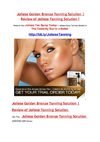 Joliese Golden Bronze Tanning Solution | Review of Joliese Tanning Solution 