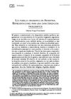 Los pueblos originarios en Argentina. Representaciones para una caracterización problemática