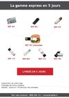 Gamme express - Clés USB livrées en 5 jours