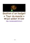 Budget Tour du Monde