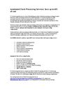 Check Processing Services: Save up to 60% of cost