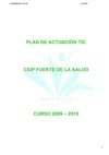 Plan de actuación TIC en el centro