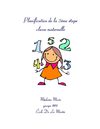 Planification 3ème étape à la maternelle