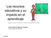 Recursos educativos
