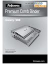 Fellowes Galaxy 500 Comb Binding Machine Manual