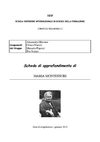 Lettura di Pedagogia - Maria Montessori