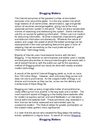 Blogging Matters
