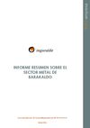 Informe resumen sobre el sector metal de Barakaldo (Versión Web)