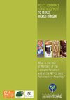 Policy Coherence for Development to Reduce World Hunger