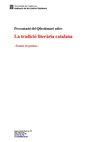 Qüestionari sobre la tradició literària catalana - Dossier de premsa