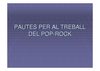 PAUTES PER AL TREBALL DEL POP-ROCK