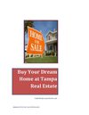 Buy Your Dream Home at Tampa Real Estate