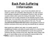 Back Pain