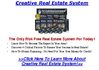 Creative Real Estate System Review