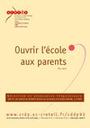 Ouvrir l'école aux parents : sélection documentaire