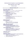 Pré-programme Lung 2010