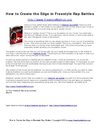 How to Create the Edge in Freestyle Rap Battles