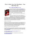 How to Make Your Own Rap Beats - Free Beat Rap Tips