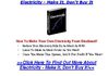 Electricity Make It Do Not Buy It Book Review