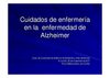 Alzheimer : Cuidados