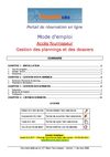 Mode d'emploi resadirectonline resinsoft