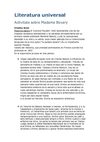 Literatura Universal Madame Bovary