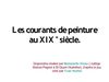 Jeu peinture XIX° siècle