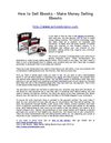 How to Sell Ebooks 