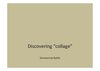 Discovering "collage" by Montse Batlle