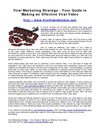 Viral Marketing Strategy - Your Guide in Making an Effective Viral Video