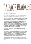 LA PAGE BLANCHE