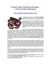 A Good Video Marketing Strategy - Internet Video Marketing