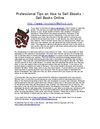 Professional Tips on How to Sell Ebooks - Sell Books Online