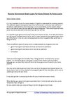How To Receive Government Grant Loans For Home Owners Vs Home Loans