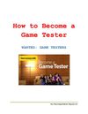 How to Become a Game Tester
