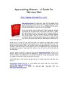 Approaching Women - A Guide For Nervous Men