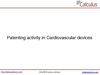 IPCalculus - Patenting activity in Cardiovascular Devices