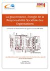 La gouvernance, énergie de la Responsabilité Sociétale des Organisations - le Grenelle de l'Environnement en...