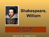 Appunti sullo scrittore W. Shakespear - prova