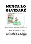 Nunca lo olvidaré. Relatos del alumnado de 4ºB